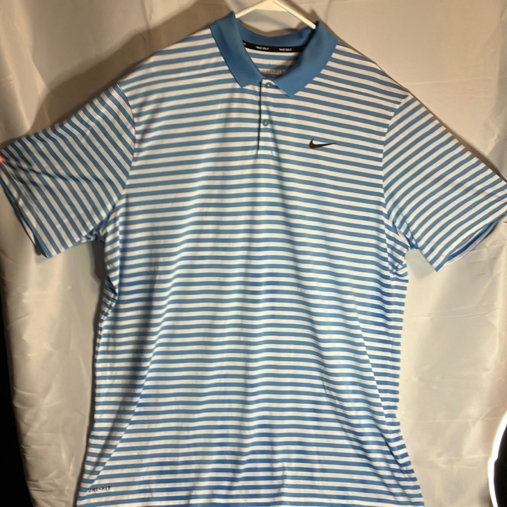 Nike Dri-Fit golf polo blue size XXL